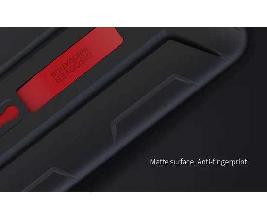 Пластиковая накладка Nillkin Grip для Apple iPhone XS Max (6.5") Черный