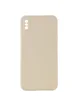 Силиконовый чехол Candy Full Camera для Apple iPhone XS Max (6.5") Бежевый / Antigue White