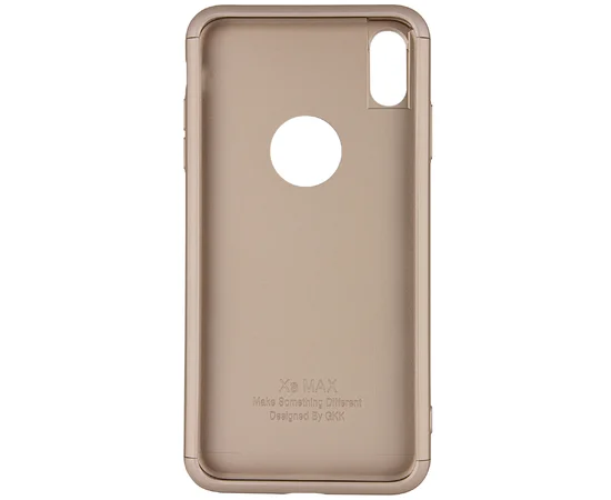 Пластиковая накладка GKK LikGus 360 градусов для Apple iPhone XS Max (6.5") Золотой