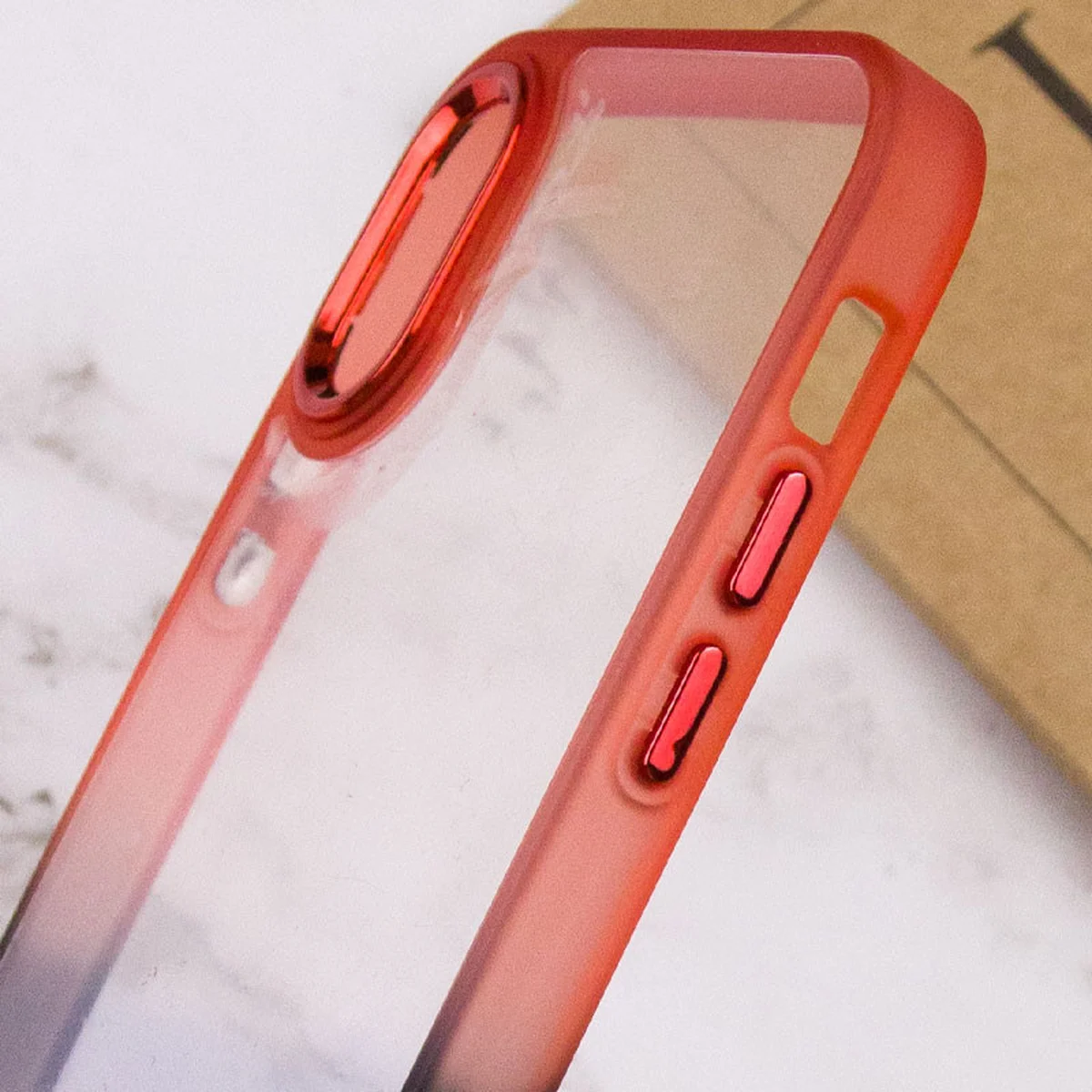 Чехол TPU+PC Fresh sip series для Apple iPhone XS Max (6.5") Черный / Красный