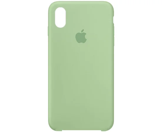 Чехол Silicone Case (AA) для Apple iPhone XS Max (6.5") Зеленый / Pistachio