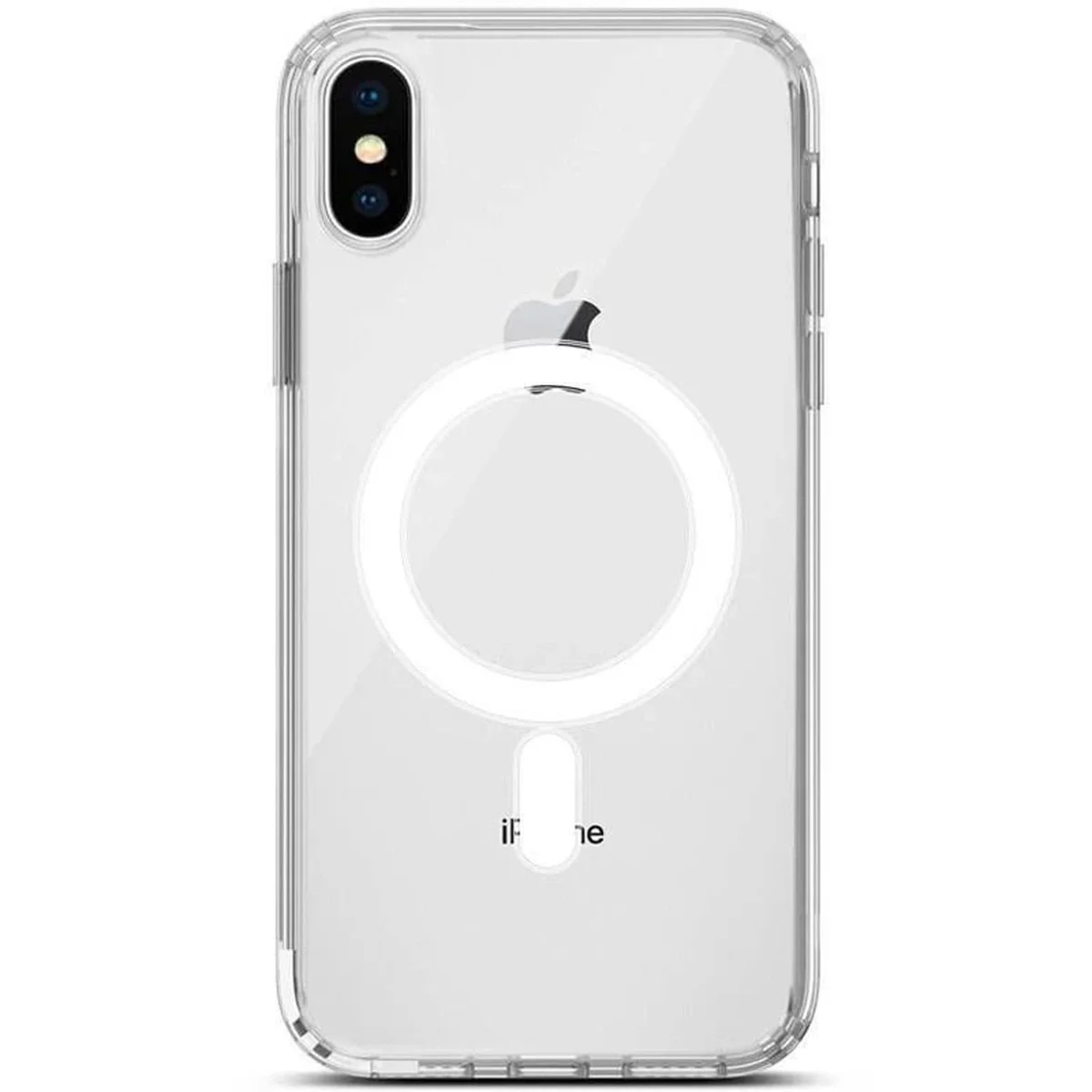 Чехол TPU Clear Case with MagSafe для Apple iPhone XS Max (6.5") Clear