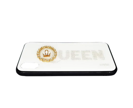 TPU+Glass чехол TYBOMB Queen для Apple iPhone XS Max (6.5") white