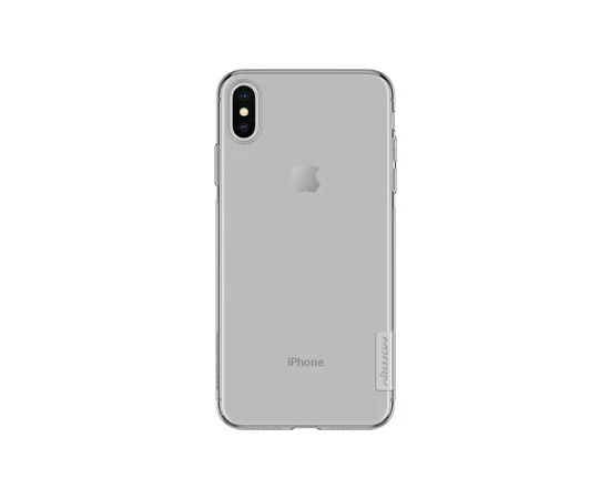 TPU чехол Nillkin Nature Series для Apple iPhone XS Max (6.5") Серый (прозрачный)