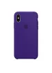Чехол Silicone Case (AA) для Apple iPhone XS Max (6.5") Темный фиолетовый / Ultra Violet
