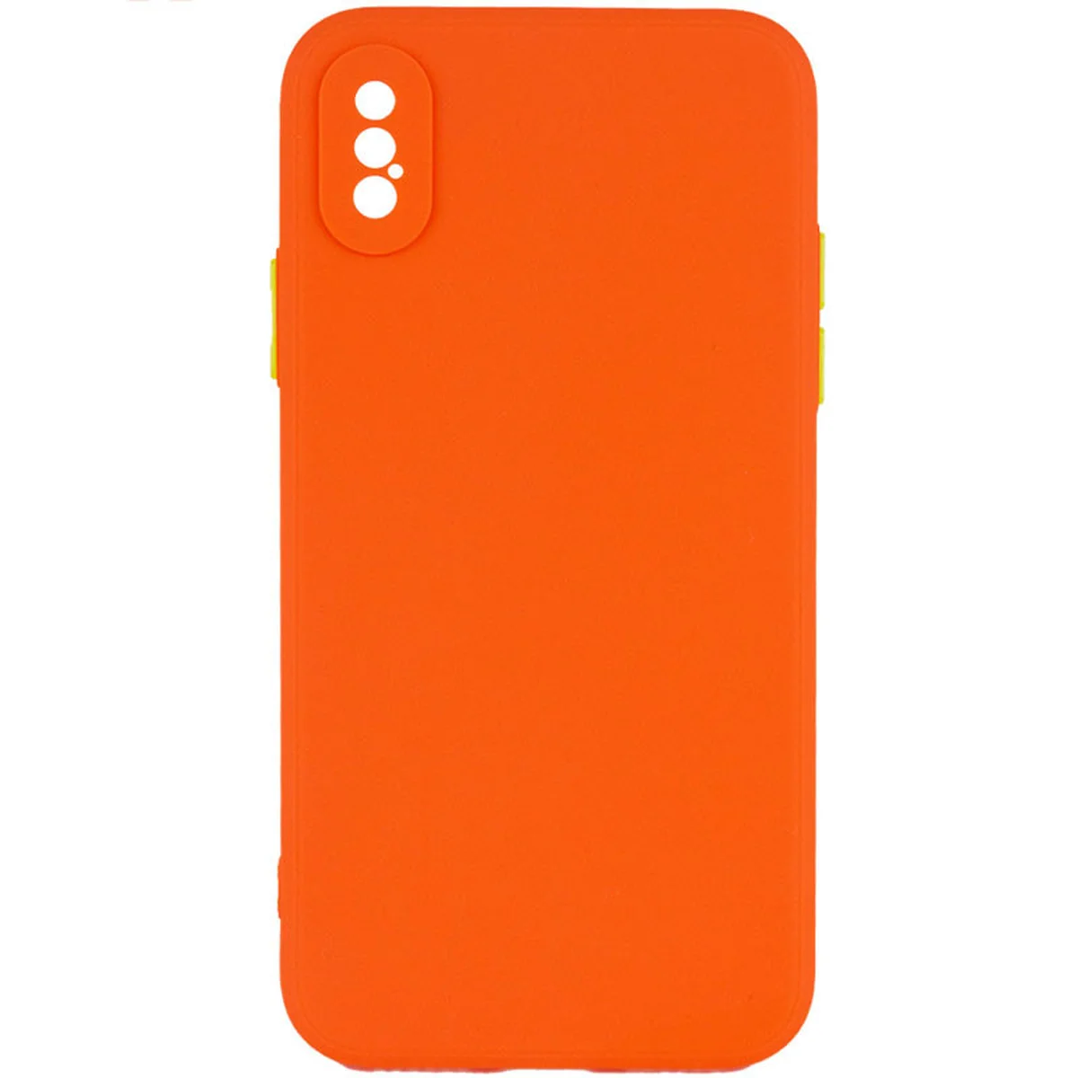 Чехол TPU Square Full Camera для Apple iPhone XS Max (6.5") Оранжевый