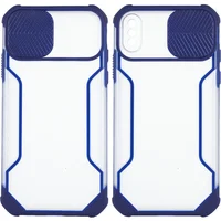 Чохол Camshield matte Ease TPU із шторкою для Apple iPhone XS Max (6.5") Синій