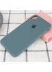 Чехол Silicone case (A) (с закрытым низом) для Apple iPhone XS Max (6.5") Зеленый / Pine green