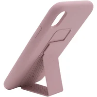 Чехол Silicone Case Hand Holder для Apple iPhone XS Max (6.5") Розовый / Pink Sand