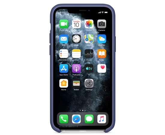 Силиконовый чехол Soft cover для Apple iPhone XS Max (6.5") Синий / Aqua Blue