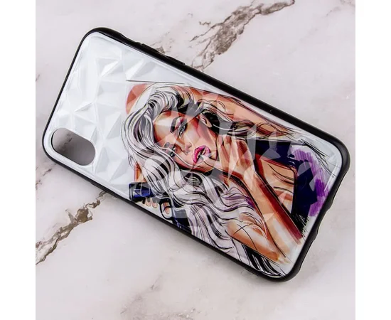 TPU+PC чехол Prisma Ladies для Apple iPhone XS Max (6.5") Purple