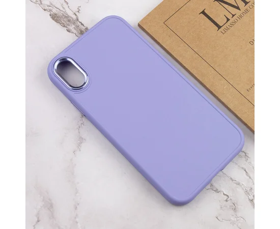 TPU чехол Bonbon Metal Style для Apple iPhone XS Max (6.5") Сиреневый / Dasheen