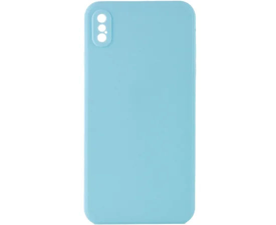 Силіконовий чохол Candy Full Camera для Apple iPhone XS Max (6.5 ") Бірюзовий / Turquoise