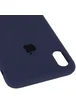 Чехол Silicone Case (AA) для Apple iPhone XS Max (6.5") Синий / Midnight Blue
