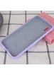 Чохол Silicone case (A) (з закритим низом) для Apple iPhone XS Max (6.5 ") Бузковий / Dasheen