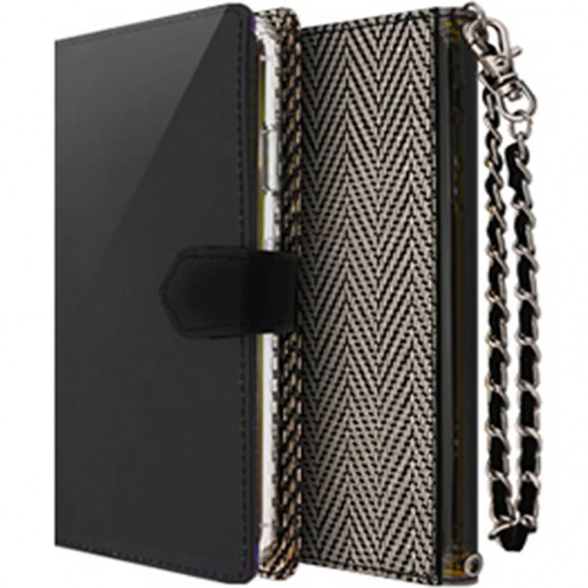 Чехол книжка Molan Cano Rara Diary для Apple iPhone XS Max (6.5") Черно-белый зигзаг