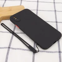 Чехол TPU Square Full Camera для Apple iPhone XS Max (6.5") Черный