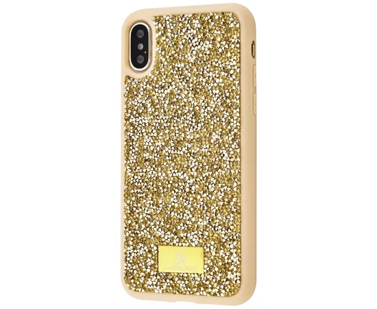 TPU чехол Bling World Grainy Diamonds для Apple iPhone XS Max (6.5") Золотой