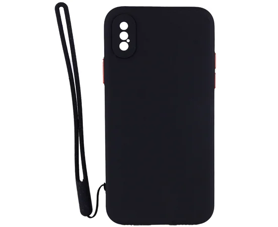Чехол TPU Square Full Camera для Apple iPhone XS Max (6.5") Черный