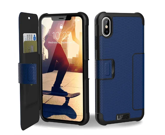 Чехол-книжка UAG Metropolis для Apple iPhone XS Max (6.5") Синий