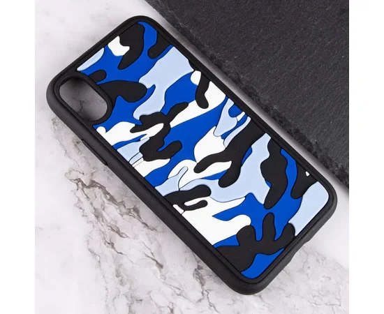 Чехол TPU+PC Army Collection для Apple iPhone XS Max (6.5") Синий