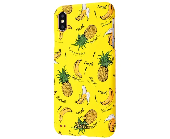 Чехол Kutis Protect Case 360 для Apple iPhone XS Max (6.5") Ананасы