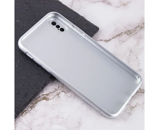 TPU+Glass чехол Matte Candy Full camera для Apple iPhone XS Max (6.5") Белый