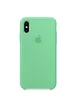 Чехол Silicone case (A) для Apple iPhone XS Max (6.5") Зеленый / Spearmint