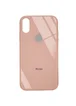 TPU+Glass чехол GLOSSY Logo (opp) для Apple iPhone XS Max (6.5") Персиковый