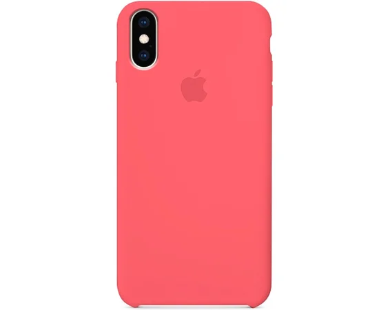 Чехол Silicone Case (AA) для Apple iPhone XS Max (6.5") Арбузный / Watermelon