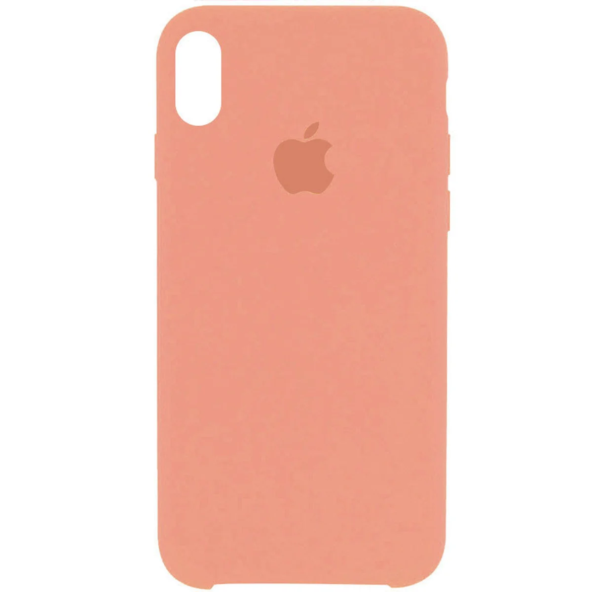 Чохол Silicone Case Full Protective (AA) для Apple iPhone XS Max (6.5 ") Рожевий / Peach