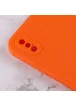 Силиконовый чехол Candy Full Camera для Apple iPhone XS Max (6.5") Оранжевый / Orange