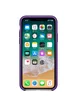 Чехол Silicone case (A) для Apple iPhone XS Max (6.5") Фиолетовый / Purple