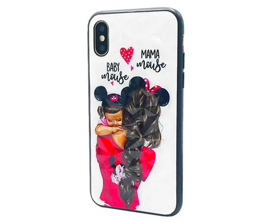 TPU+PC чехол Prisma Ladies для Apple iPhone XS Max (6.5") Mama mouse