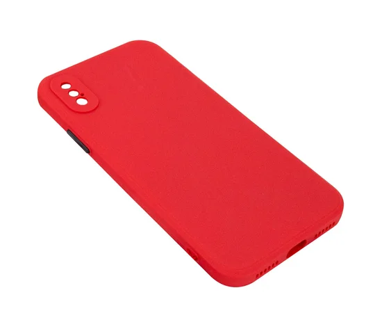 Чехол TPU Square Full Camera для Apple iPhone XS Max (6.5") Красный