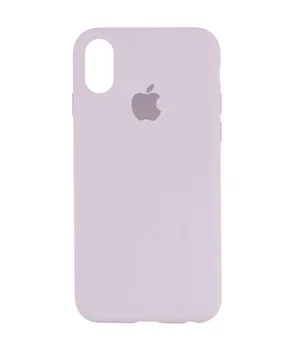 Чехол Silicone Case Full Protective (AA) для Apple iPhone XS Max (6.5") Сиреневый / Lilac