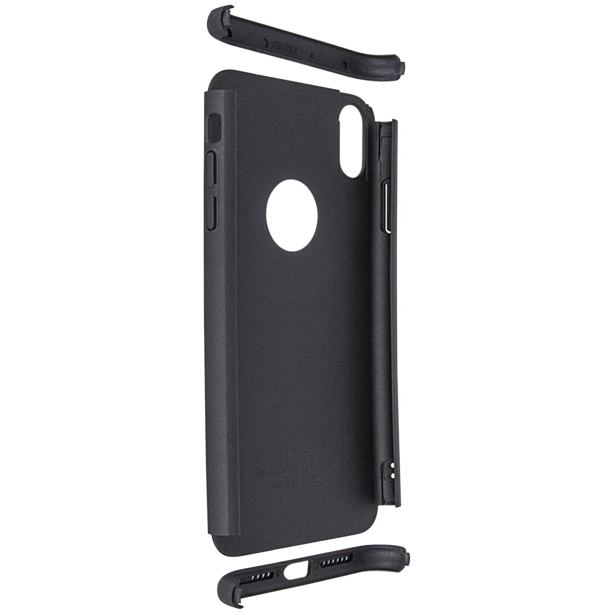 Пластиковая накладка GKK LikGus 360 градусов для Apple iPhone XS Max (6.5") Черный