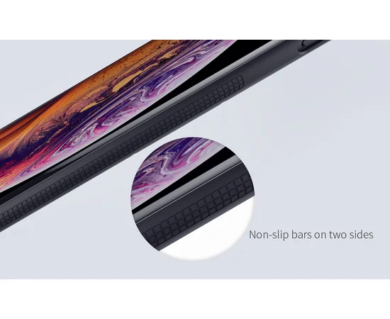 Пластиковая накладка Nillkin Grip для Apple iPhone XS Max (6.5") Черный