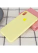 Чехол Silicone case (A) (с закрытым низом) для Apple iPhone XS Max (6.5") Желтый / Mellow Yellow