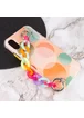 TPU+PC чехол Colorspot с ремешком-цепью для Apple iPhone XS Max (6.5") Bubbles