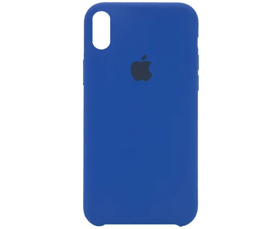 Чехол Silicone Case (AA) для Apple iPhone XS Max (6.5") Синий / Royal blue