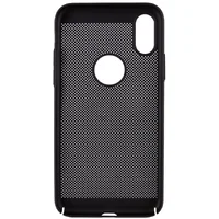 Ультратонкий дышащий чехол Grid case для Apple iPhone XS Max (6.5") Черный