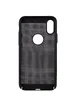 Ультратонкий дышащий чехол Grid case для Apple iPhone XS Max (6.5") Черный
