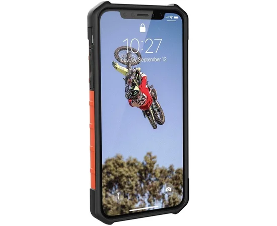 Ударопрочный чехол UAG Pathfinder камуфляж для Apple iPhone XS Max (6.5") Оранжевый