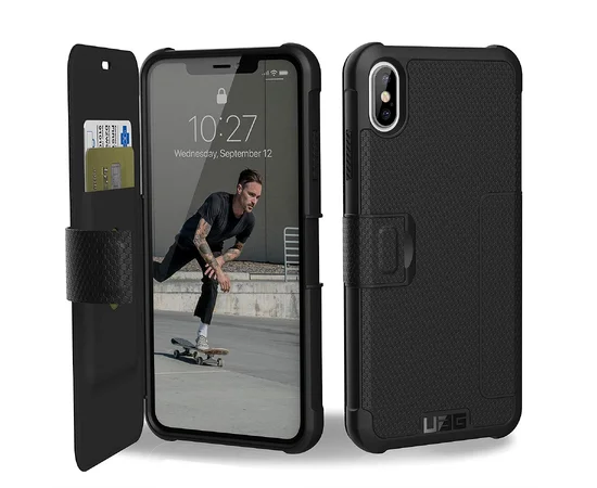 Чехол-книжка UAG Metropolis для Apple iPhone XS Max (6.5") Черный