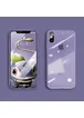 TPU+Glass чехол GLOSSY Logo series для Apple iPhone XS Max (6.5") Серый / Lavender Gray