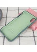 Чехол Silicone case (A) (с закрытым низом) для Apple iPhone XS Max (6.5") Зеленый / Pine green
