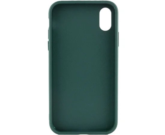 TPU чехол Bonbon Metal Style для Apple iPhone XS Max (6.5") Зеленый / Pine green