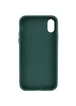 TPU чехол Bonbon Metal Style для Apple iPhone XS Max (6.5") Зеленый / Pine green