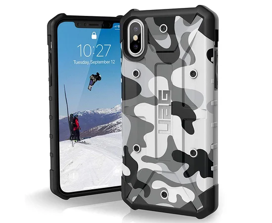 Ударопрочный чехол UAG Pathfinder камуфляж для Apple iPhone XS Max (6.5") Белый